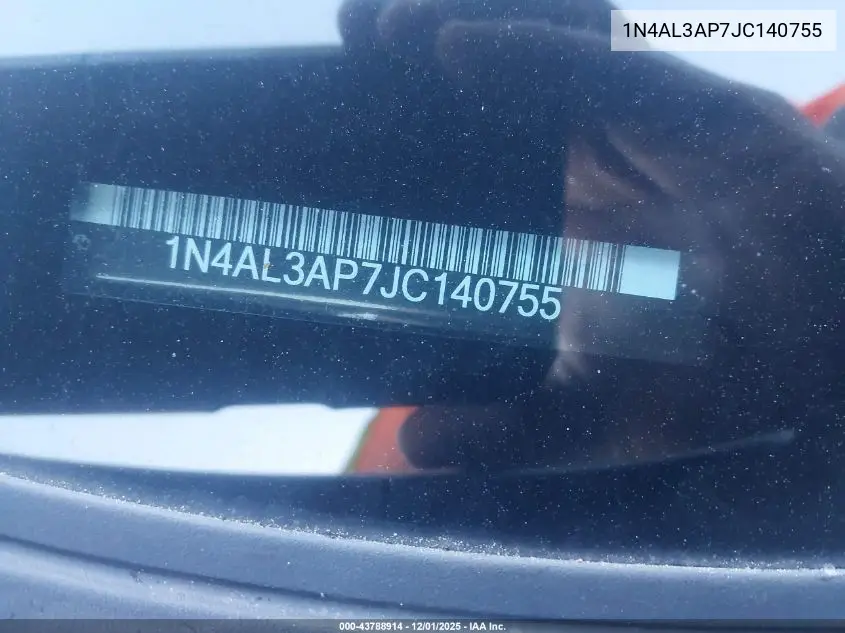 1N4AL3AP7JC140755 2018 Nissan Altima 2.5 Sl