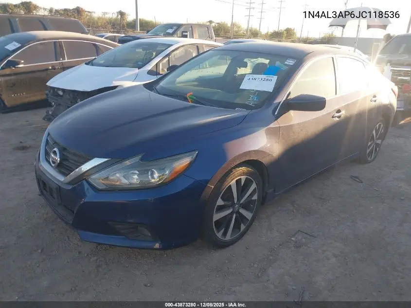1N4AL3AP6JC118536 2018 Nissan Altima 2.5 Sr