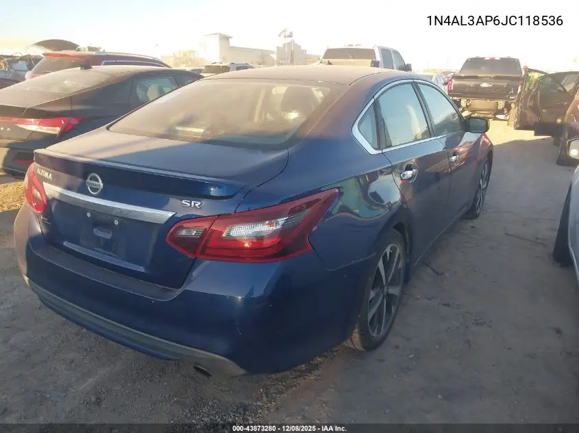 1N4AL3AP6JC118536 2018 Nissan Altima 2.5 Sr