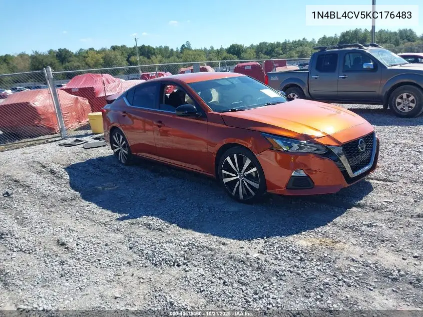 1N4BL4CV5KC176483 2019 Nissan Altima 2.5 Sr