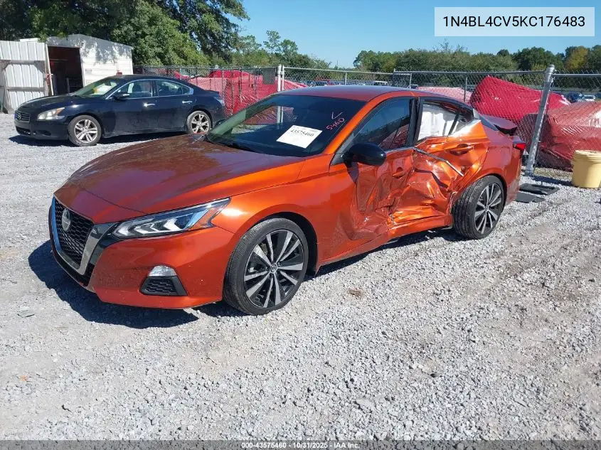 1N4BL4CV5KC176483 2019 Nissan Altima 2.5 Sr