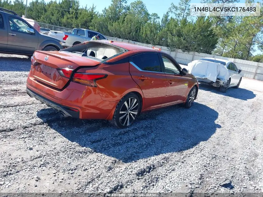 1N4BL4CV5KC176483 2019 Nissan Altima 2.5 Sr