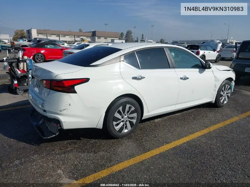 1N4BL4BV9KN310983 2019 Nissan Altima 2.5 S