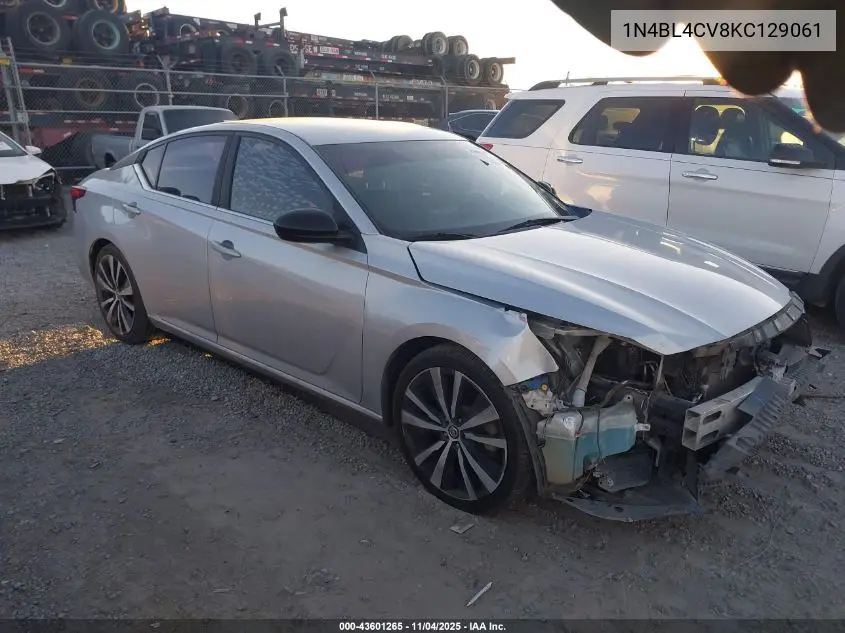 1N4BL4CV8KC129061 2019 Nissan Altima 2.5 Sr