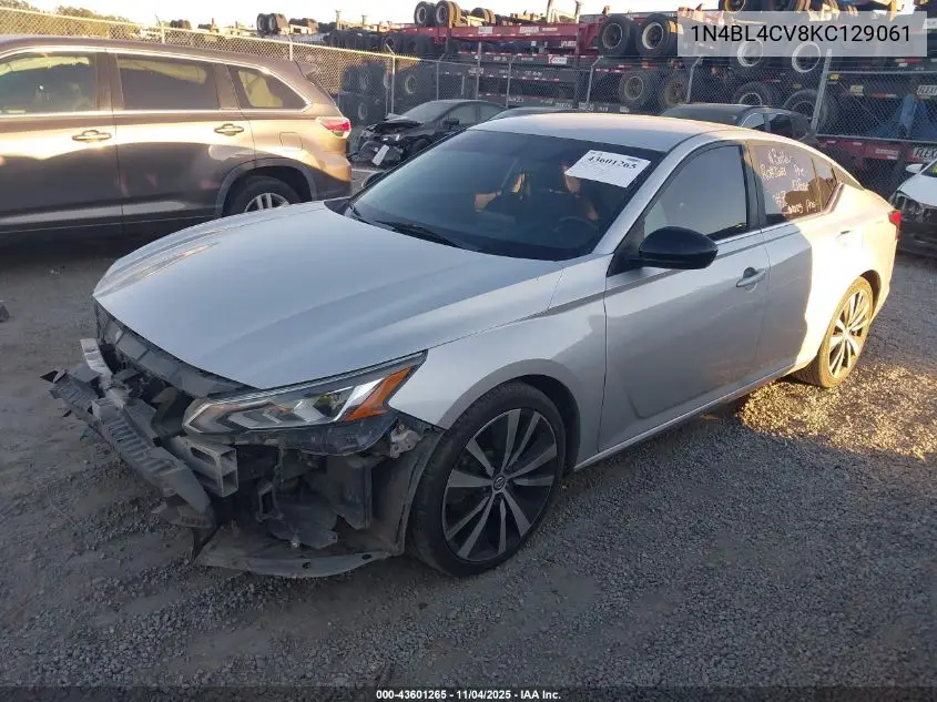 1N4BL4CV8KC129061 2019 Nissan Altima 2.5 Sr