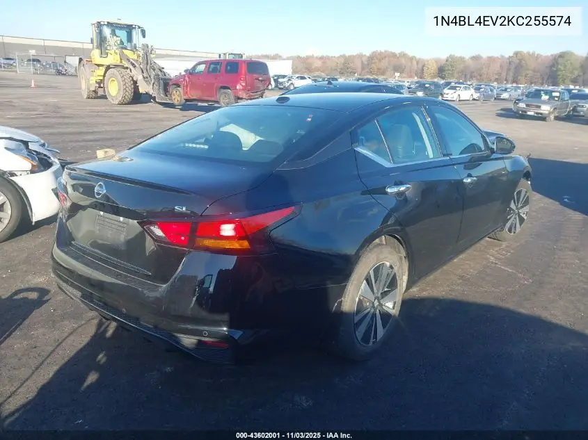 1N4BL4EV2KC255574 2019 Nissan Altima 2.5 Sl