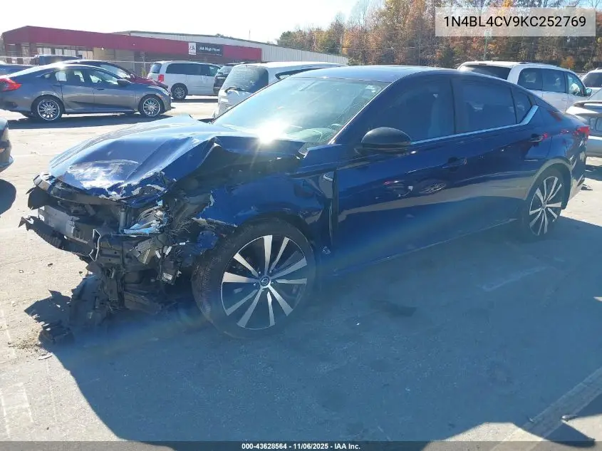 1N4BL4CV9KC252769 2019 Nissan Altima 2.5 Sr
