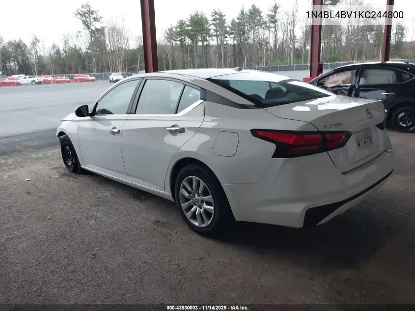 1N4BL4BV1KC244800 2019 Nissan Altima 2.5 S