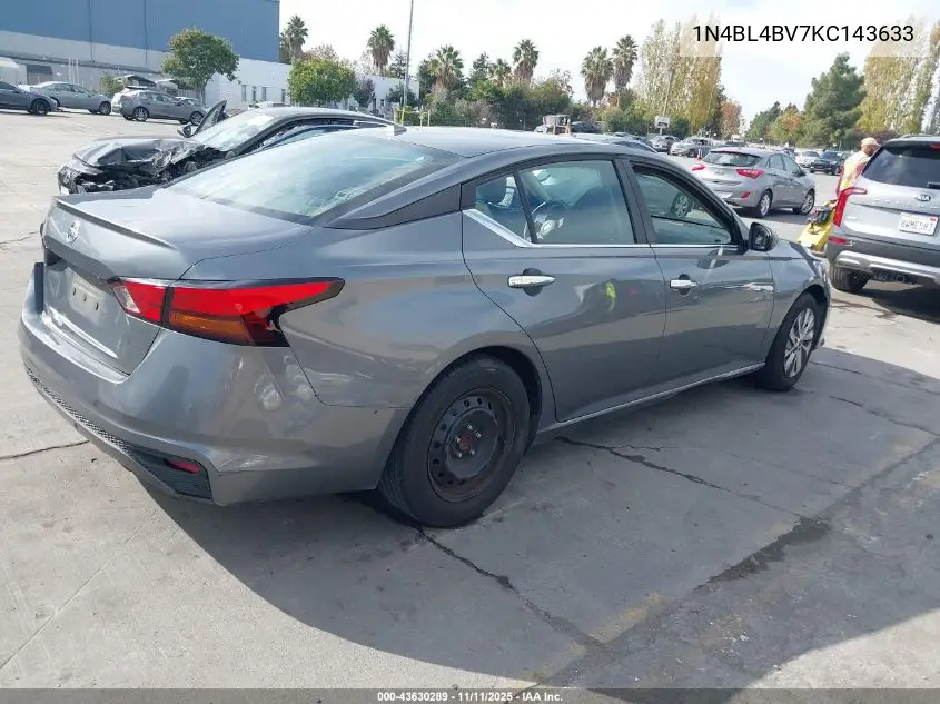 1N4BL4BV7KC143633 2019 Nissan Altima 2.5 S