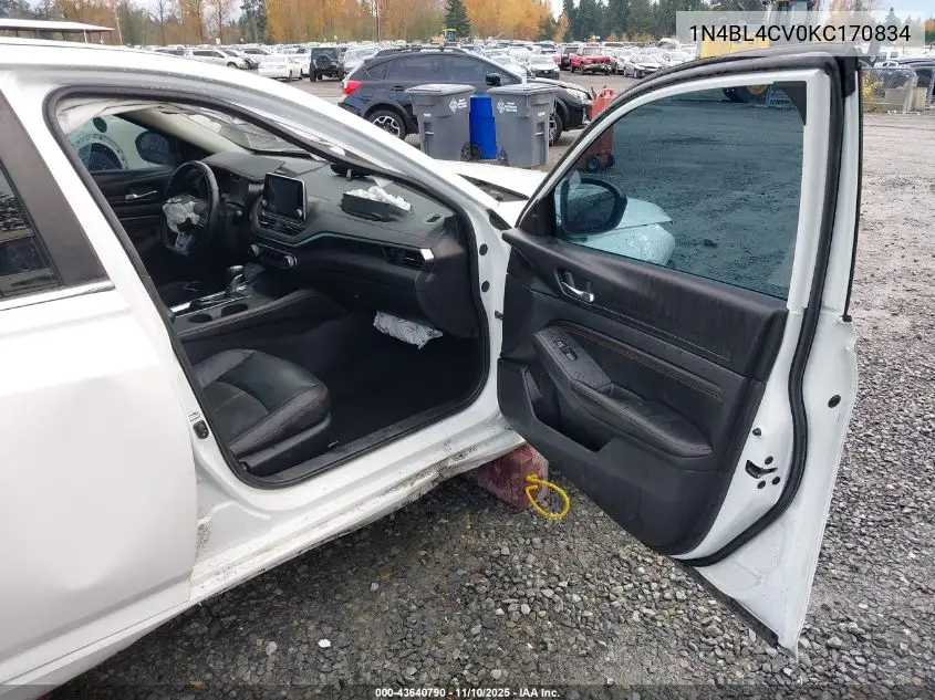 1N4BL4CV0KC170834 2019 Nissan Altima 2.5 Sr