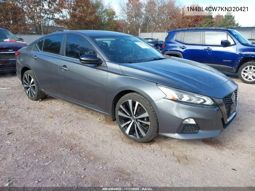 1N4BL4CW7KN320421 2019 Nissan Altima 2.5 Sr