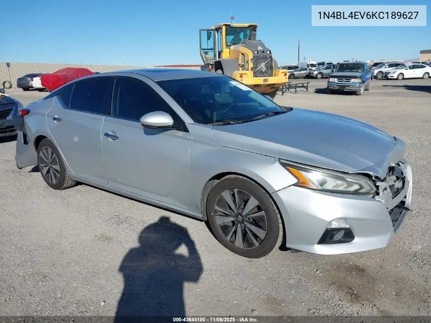 1N4BL4EV6KC189627 2019 Nissan Altima 2.5 Sl