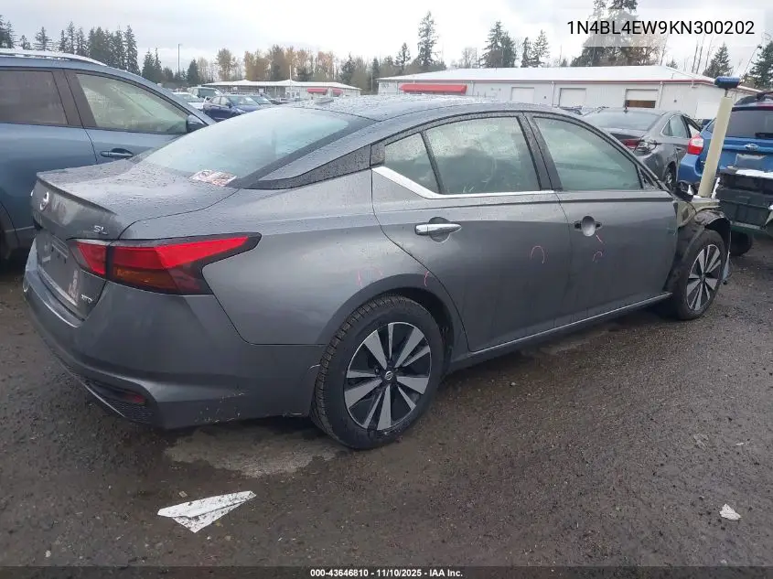 1N4BL4EW9KN300202 2019 Nissan Altima 2.5 Sl
