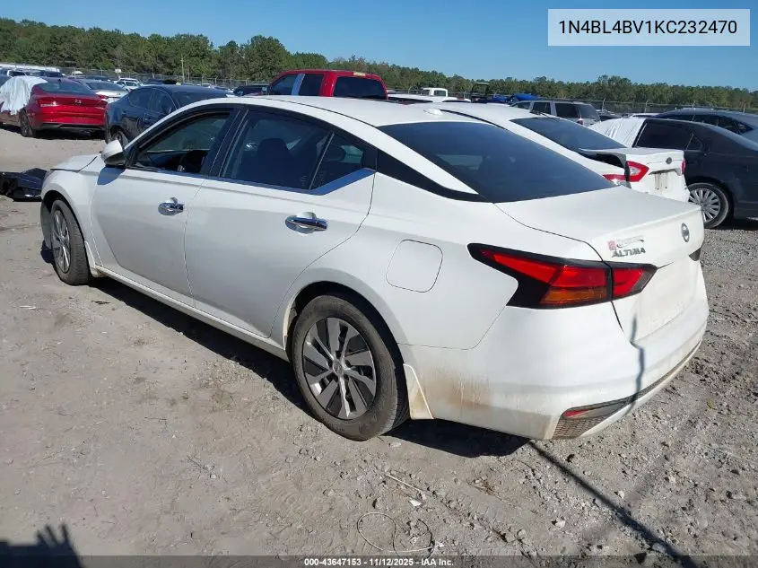 1N4BL4BV1KC232470 2019 Nissan Altima 2.5 S