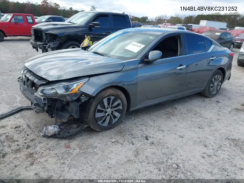 1N4BL4BV8KC231252 2019 Nissan Altima 2.5 S