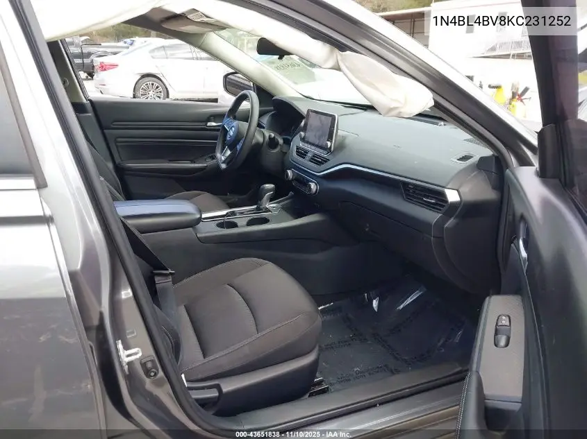 1N4BL4BV8KC231252 2019 Nissan Altima 2.5 S