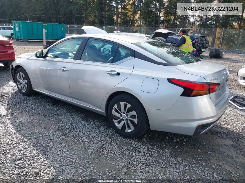 1N4BL4BV2KC221204 2019 Nissan Altima 2.5 S