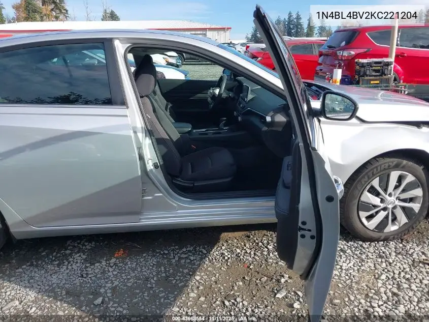 1N4BL4BV2KC221204 2019 Nissan Altima 2.5 S