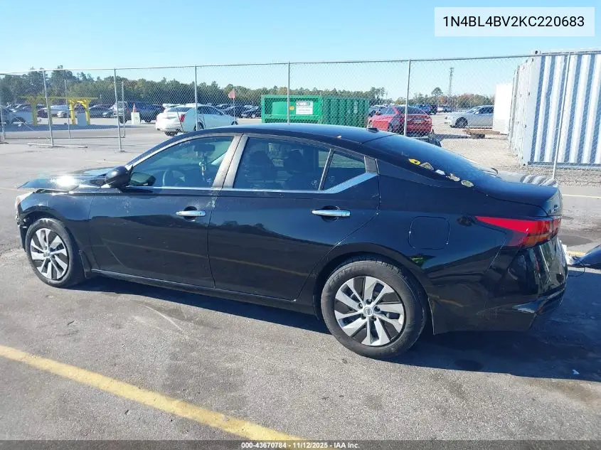 1N4BL4BV2KC220683 2019 Nissan Altima 2.5 S