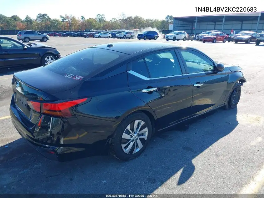 1N4BL4BV2KC220683 2019 Nissan Altima 2.5 S