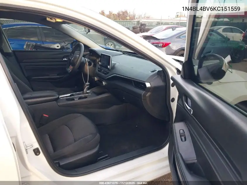 1N4BL4BV6KC151559 2019 Nissan Altima 2.5 S