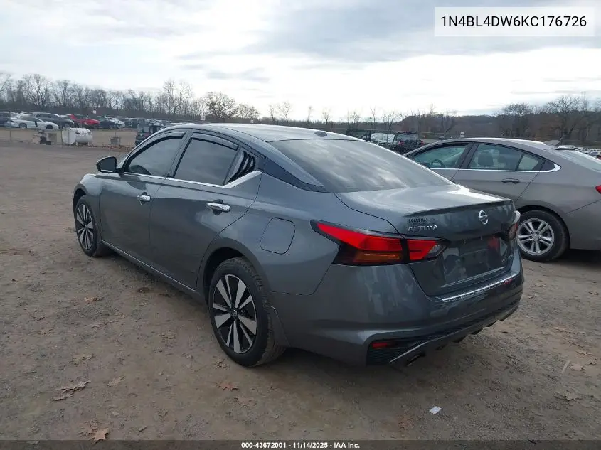 1N4BL4DW6KC176726 2019 Nissan Altima 2.5 Sv