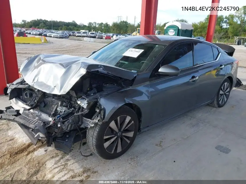 1N4BL4EV2KC245790 2019 Nissan Altima 2.5 Sl