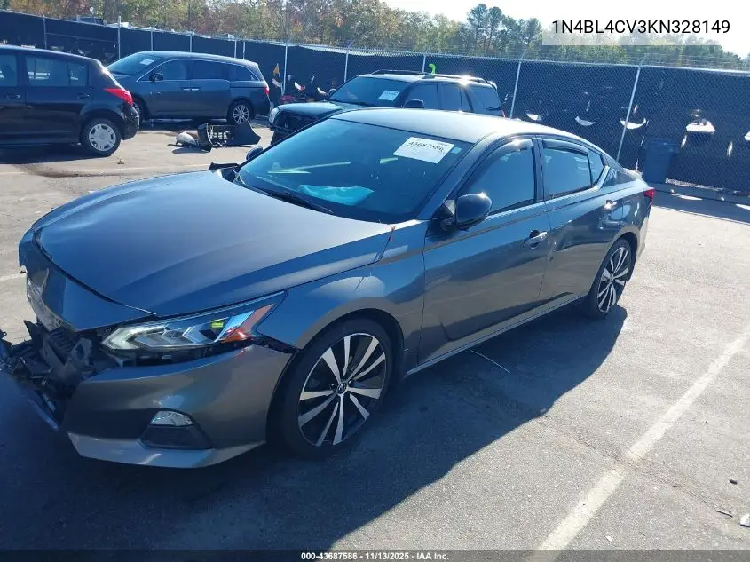 1N4BL4CV3KN328149 2019 Nissan Altima 2.5 Sr