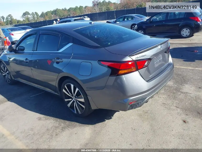 1N4BL4CV3KN328149 2019 Nissan Altima 2.5 Sr