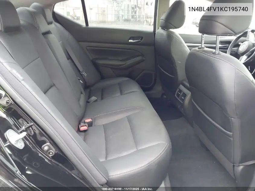 1N4BL4FV1KC195740 2019 Nissan Altima 2.5 Platinum