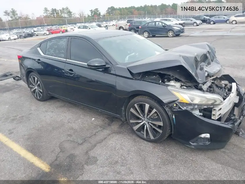1N4BL4CV5KC174636 2019 Nissan Altima 2.5 Sr