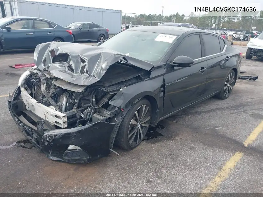 1N4BL4CV5KC174636 2019 Nissan Altima 2.5 Sr
