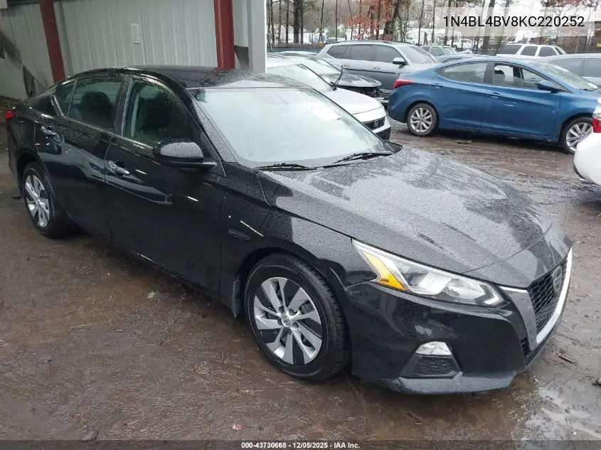 1N4BL4BV8KC220252 2019 Nissan Altima 2.5 S