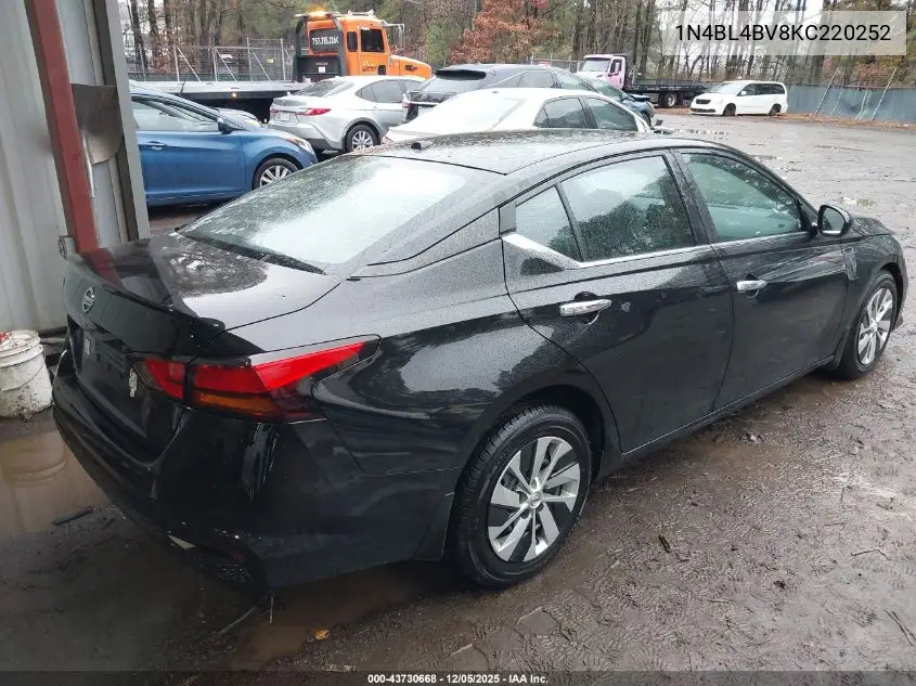 1N4BL4BV8KC220252 2019 Nissan Altima 2.5 S
