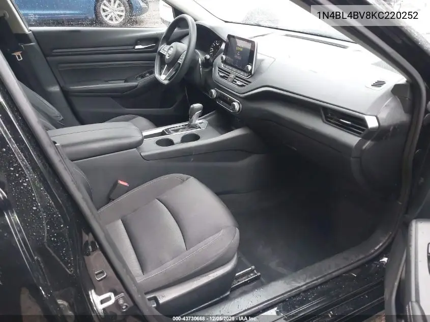 1N4BL4BV8KC220252 2019 Nissan Altima 2.5 S