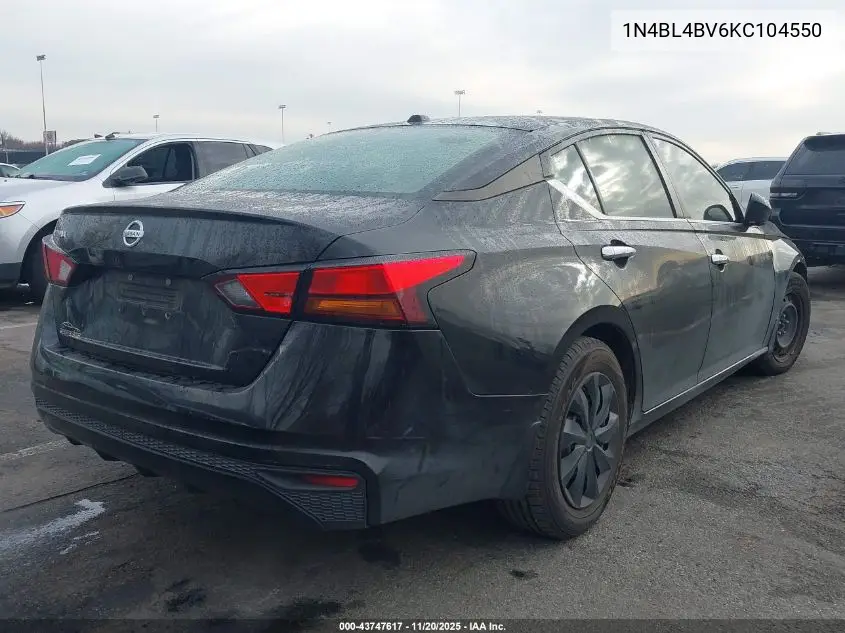 1N4BL4BV6KC104550 2019 Nissan Altima 2.5 S
