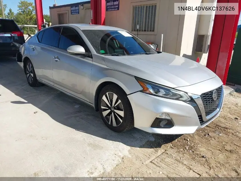 1N4BL4DV6KC137626 2019 Nissan Altima 2.5 Sv