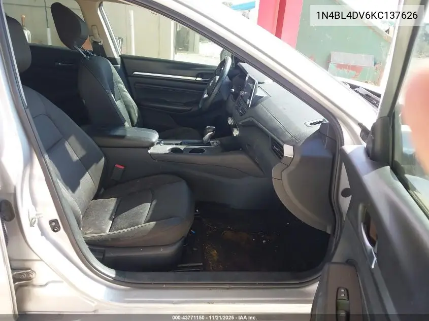 1N4BL4DV6KC137626 2019 Nissan Altima 2.5 Sv