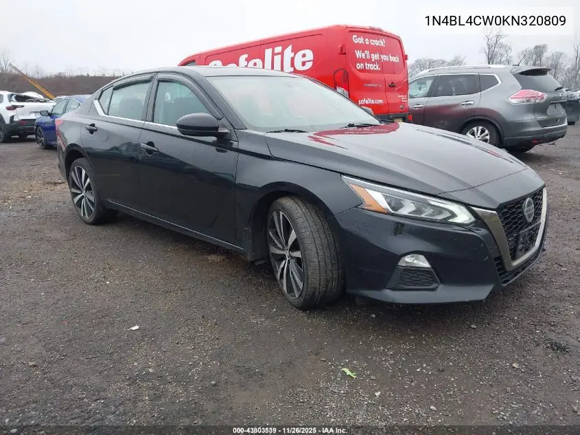 1N4BL4CW0KN320809 2019 Nissan Altima 2.5 Sr