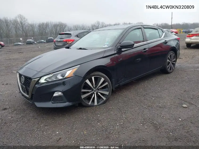1N4BL4CW0KN320809 2019 Nissan Altima 2.5 Sr