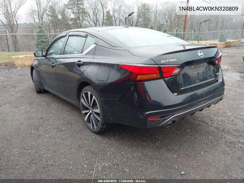 1N4BL4CW0KN320809 2019 Nissan Altima 2.5 Sr