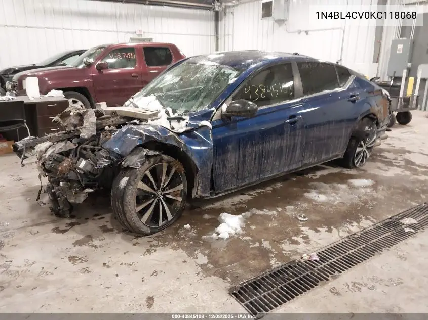 1N4BL4CV0KC118068 2019 Nissan Altima 2.5 Sr