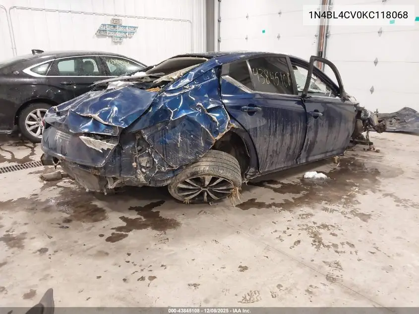 1N4BL4CV0KC118068 2019 Nissan Altima 2.5 Sr