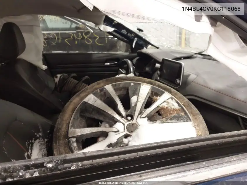 1N4BL4CV0KC118068 2019 Nissan Altima 2.5 Sr
