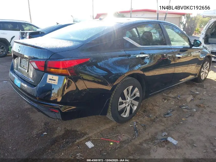 1N4BL4BV0KC192656 2019 Nissan Altima 2.5 S