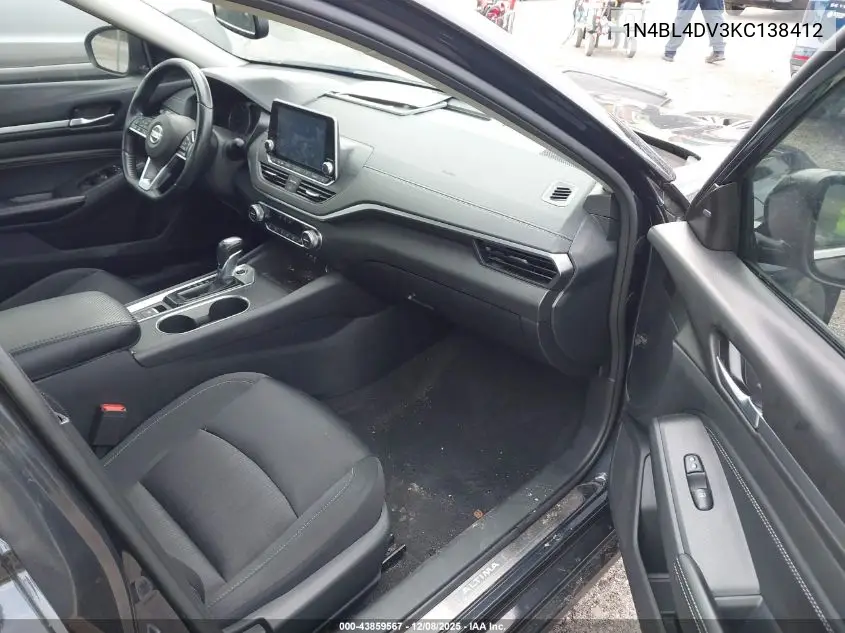 1N4BL4DV3KC138412 2019 Nissan Altima 2.5 Sv