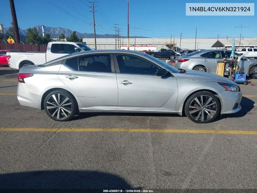 1N4BL4CV6KN321924 2019 Nissan Altima 2.5 Sr