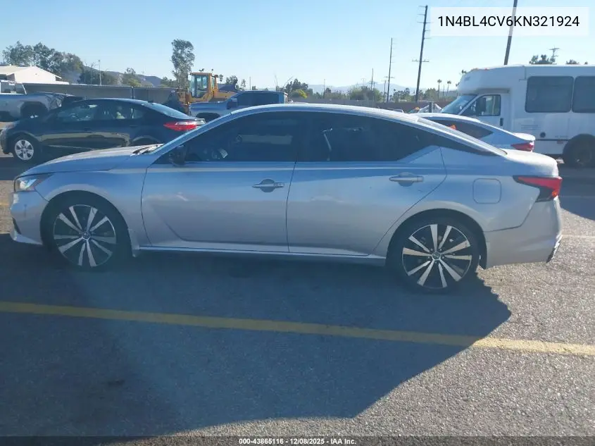 1N4BL4CV6KN321924 2019 Nissan Altima 2.5 Sr