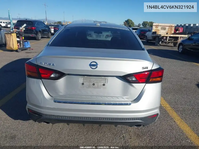 1N4BL4CV6KN321924 2019 Nissan Altima 2.5 Sr