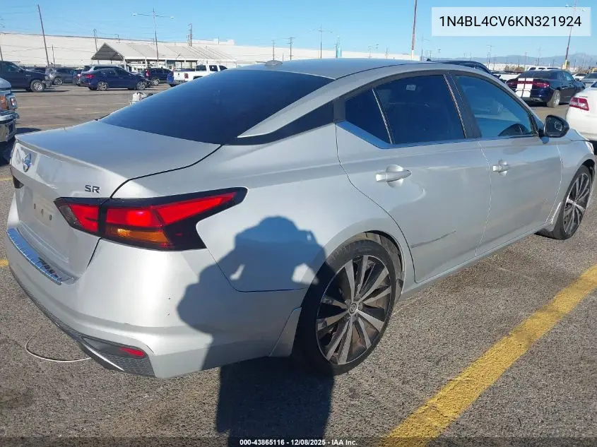 1N4BL4CV6KN321924 2019 Nissan Altima 2.5 Sr